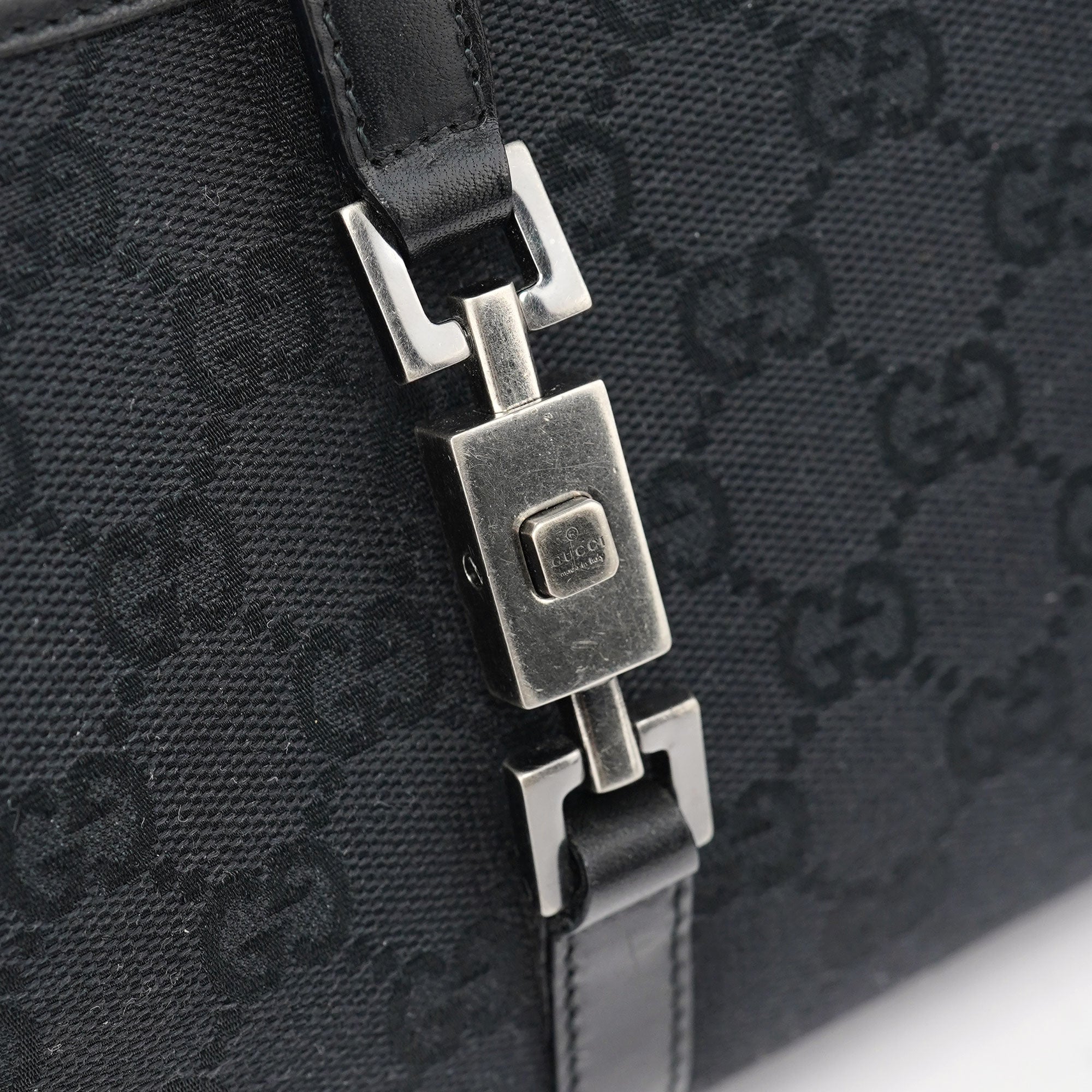 Gucci Black GG Jackie Shoulder Bag