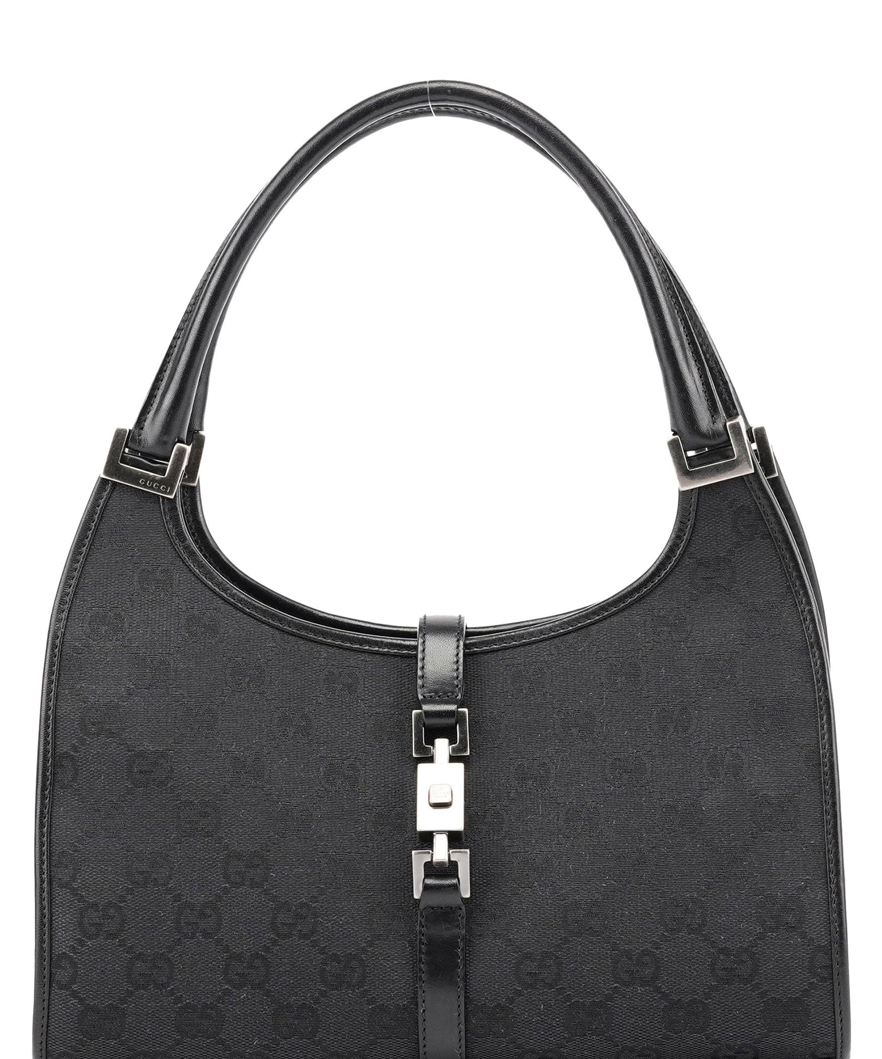 Gucci Black GG Jackie Shoulder Bag