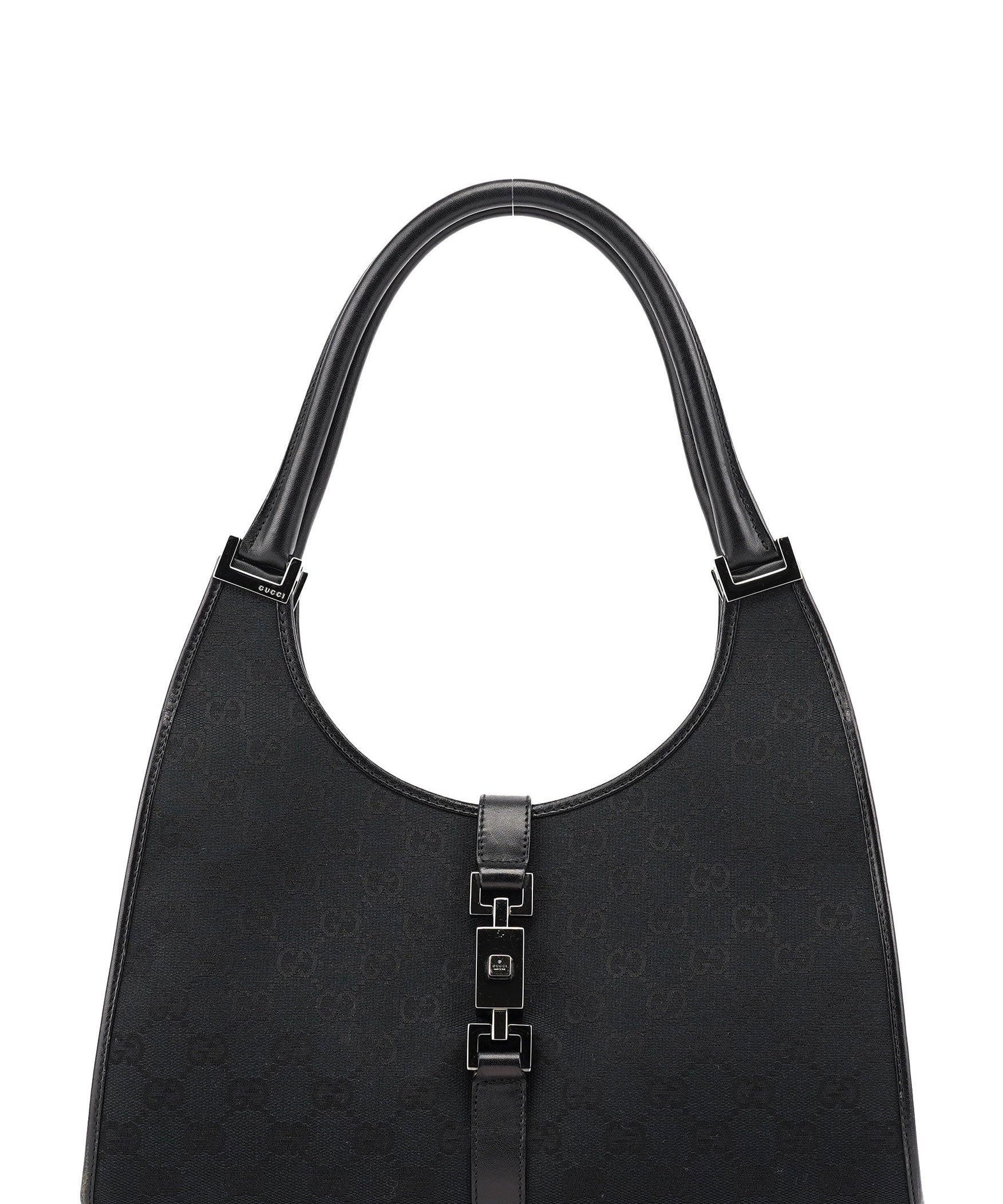 Gucci Black GG Jackie Shoulder Bag