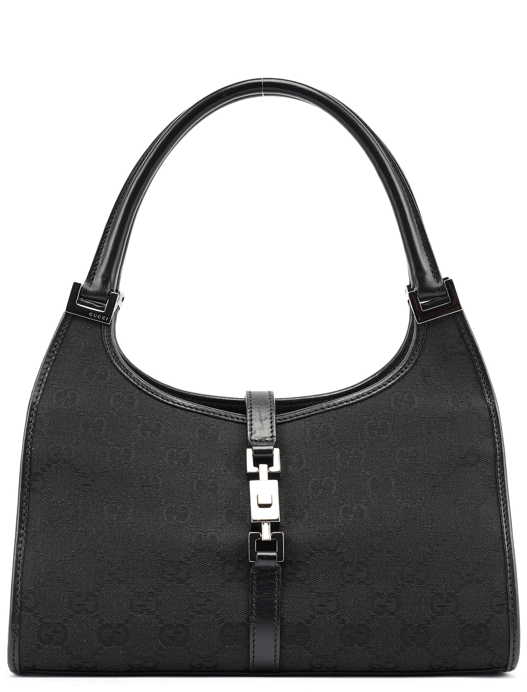 Gucci Black GG Jackie Shoulder Bag