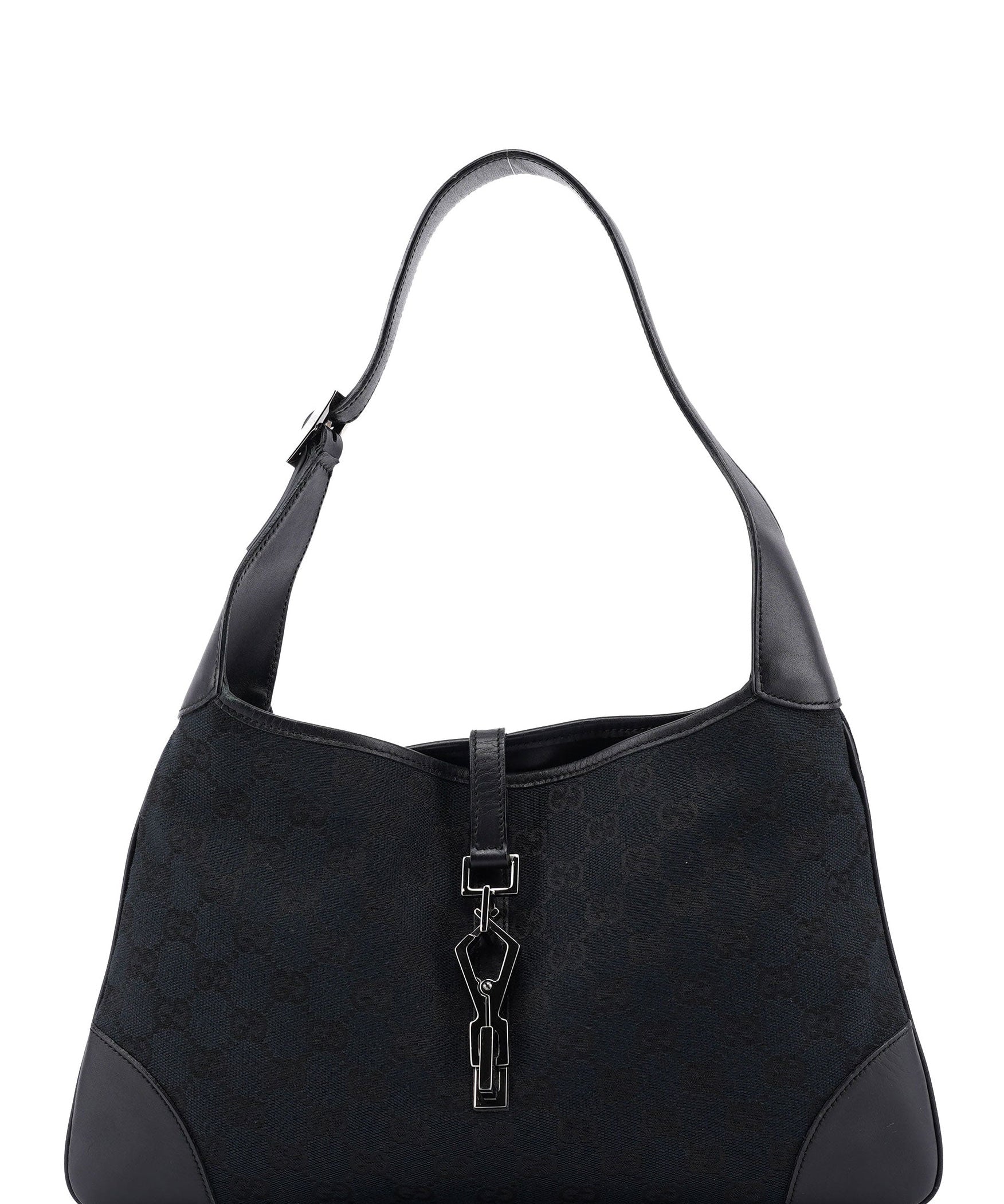Gucci Black GG Jackie Shoulder Bag