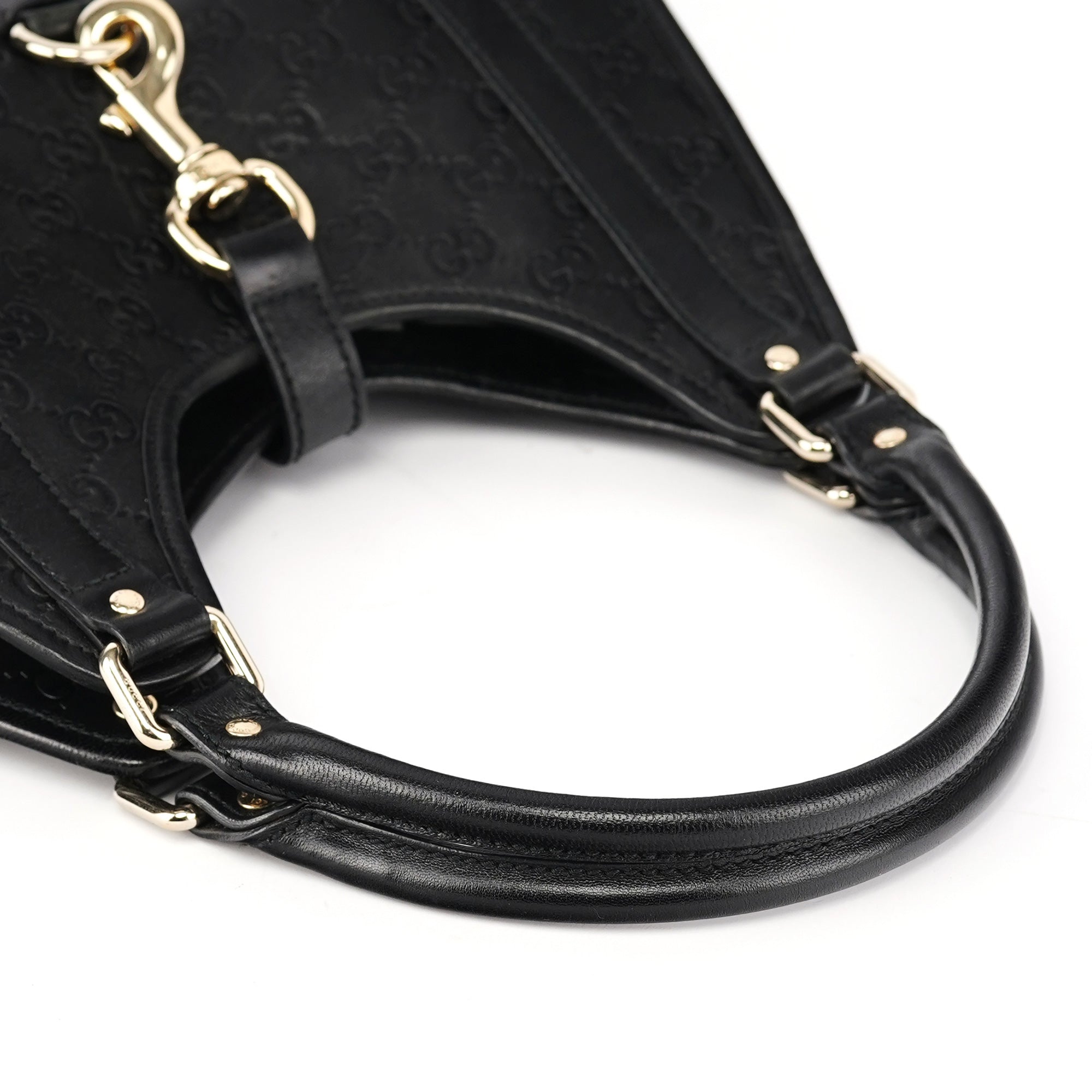 バッグ Gucci GG Jackie Shoulder Bag Leather Gucci Jackie medium bag in black leather | GUCCI® US