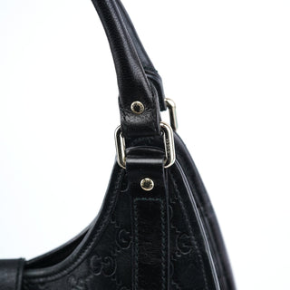 Gucci Black GG Leather Jackie Shoulder Bag