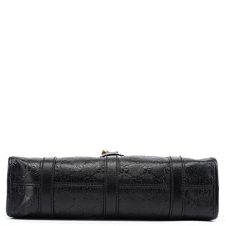 Gucci Black GG Leather Jackie Shoulder Bag