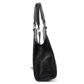 Gucci Black GG Leather Jackie Shoulder Bag
