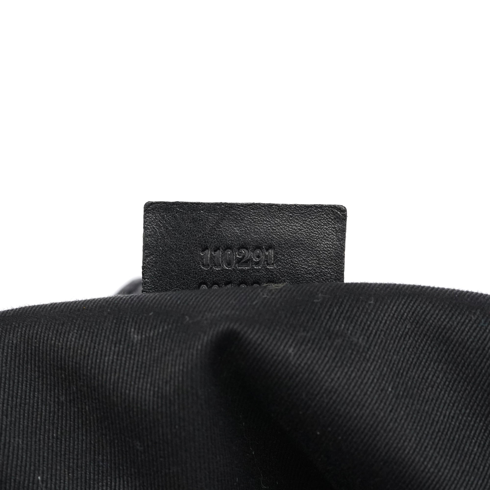 Gucci Black GG Leather Jackie Shoulder Bag