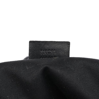 Gucci Black GG Leather Jackie Shoulder Bag
