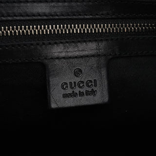 Gucci Black GG Leather Jackie Shoulder Bag