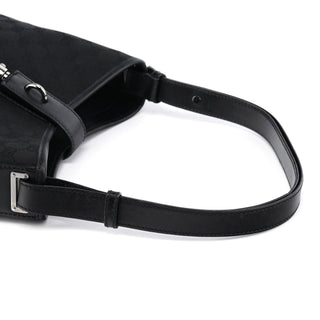 Gucci Black GG Leather Jackie Shoulder Bag