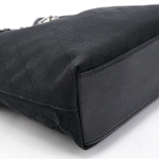 Gucci Black GG Leather Jackie Shoulder Bag