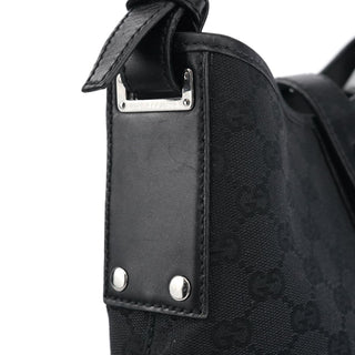 Gucci Black GG Leather Jackie Shoulder Bag