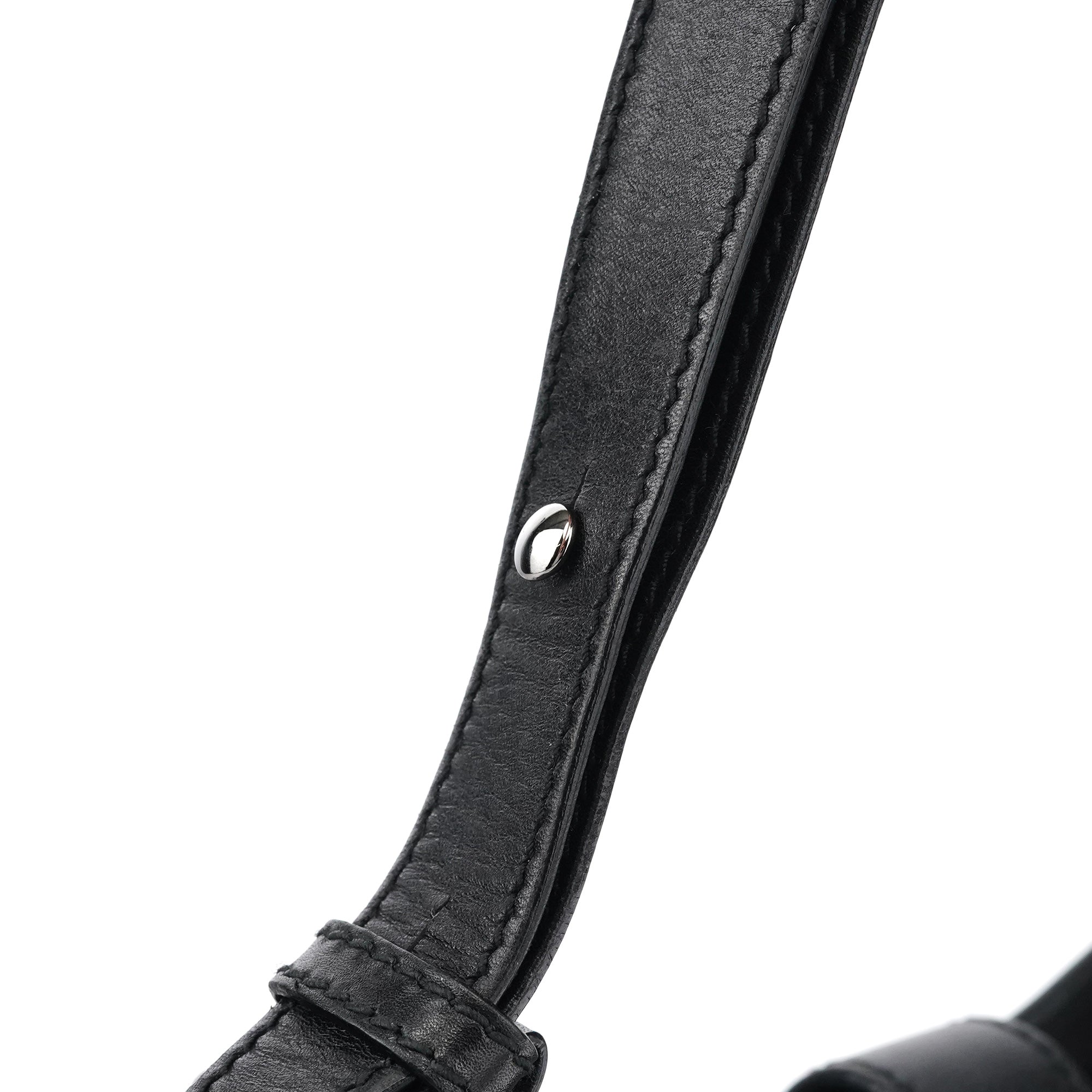Gucci Black GG Leather Jackie Shoulder Bag