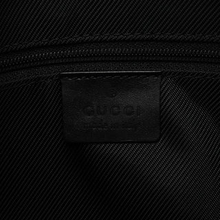 Gucci Black GG Leather Shoulder Bag