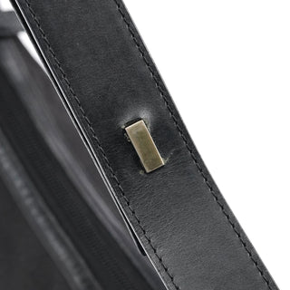 Gucci Black GG Leather Shoulder Bag