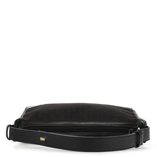 Gucci Black GG Leather Shoulder Bag
