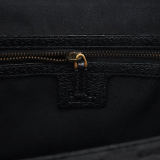Gucci Black GG Leather Studded Tote Bag