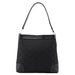 Gucci Black GG Leather Trim Shoulder Bag