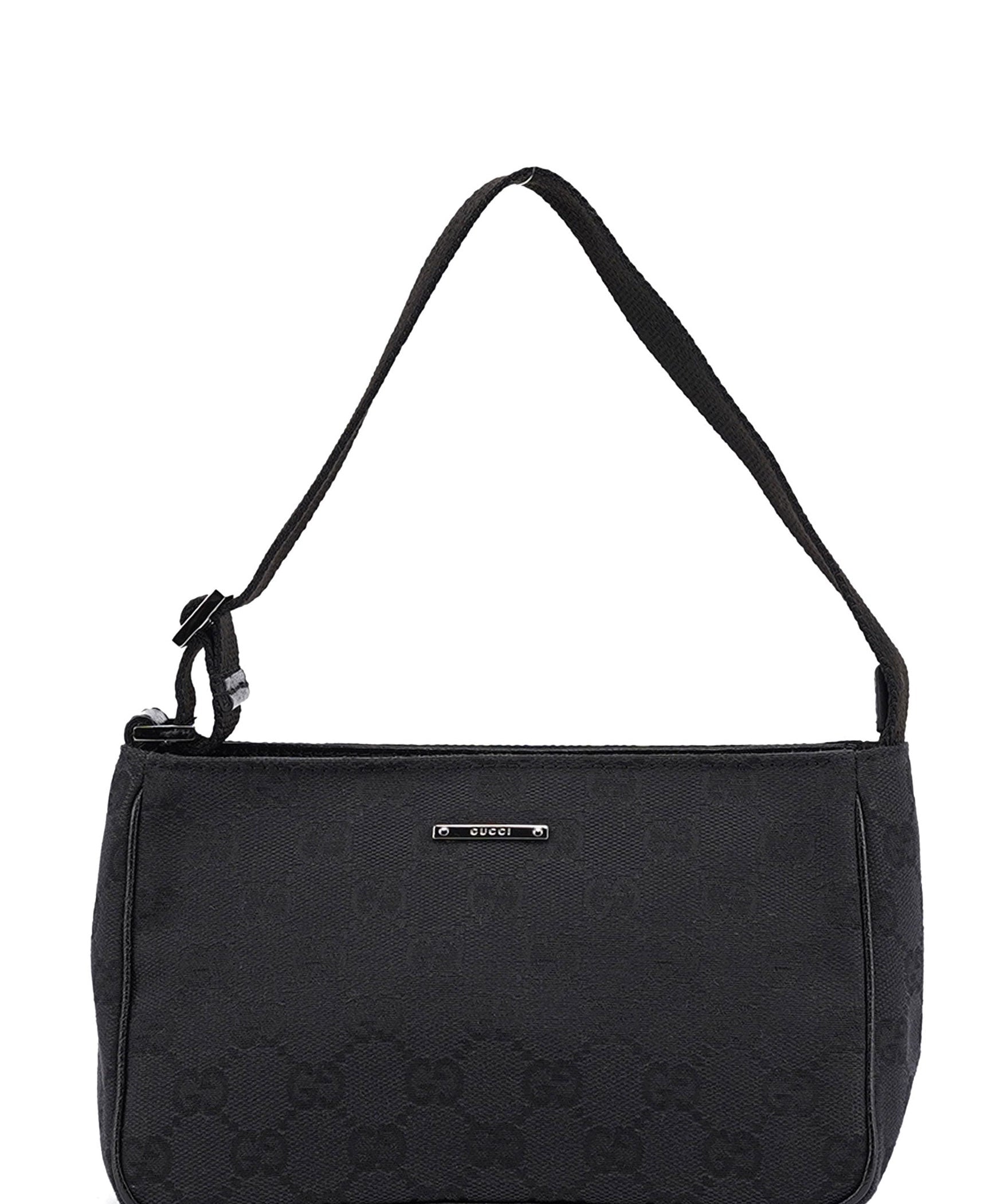 Gucci Black GG Mini Hobo Bag