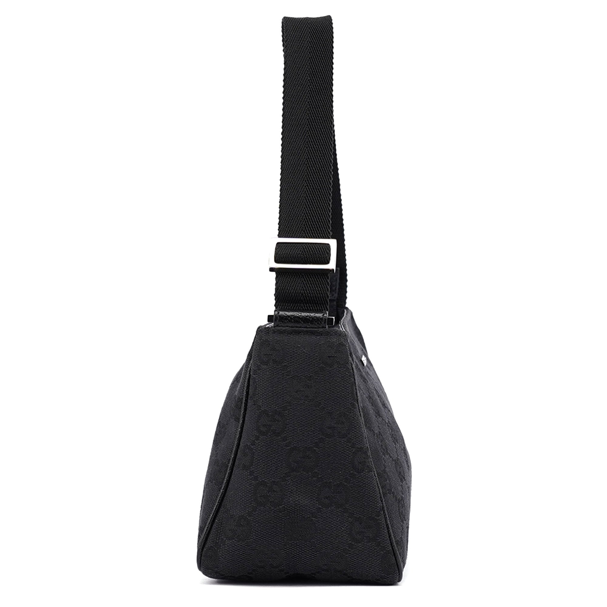 Gucci Black GG Mini Hobo Bag