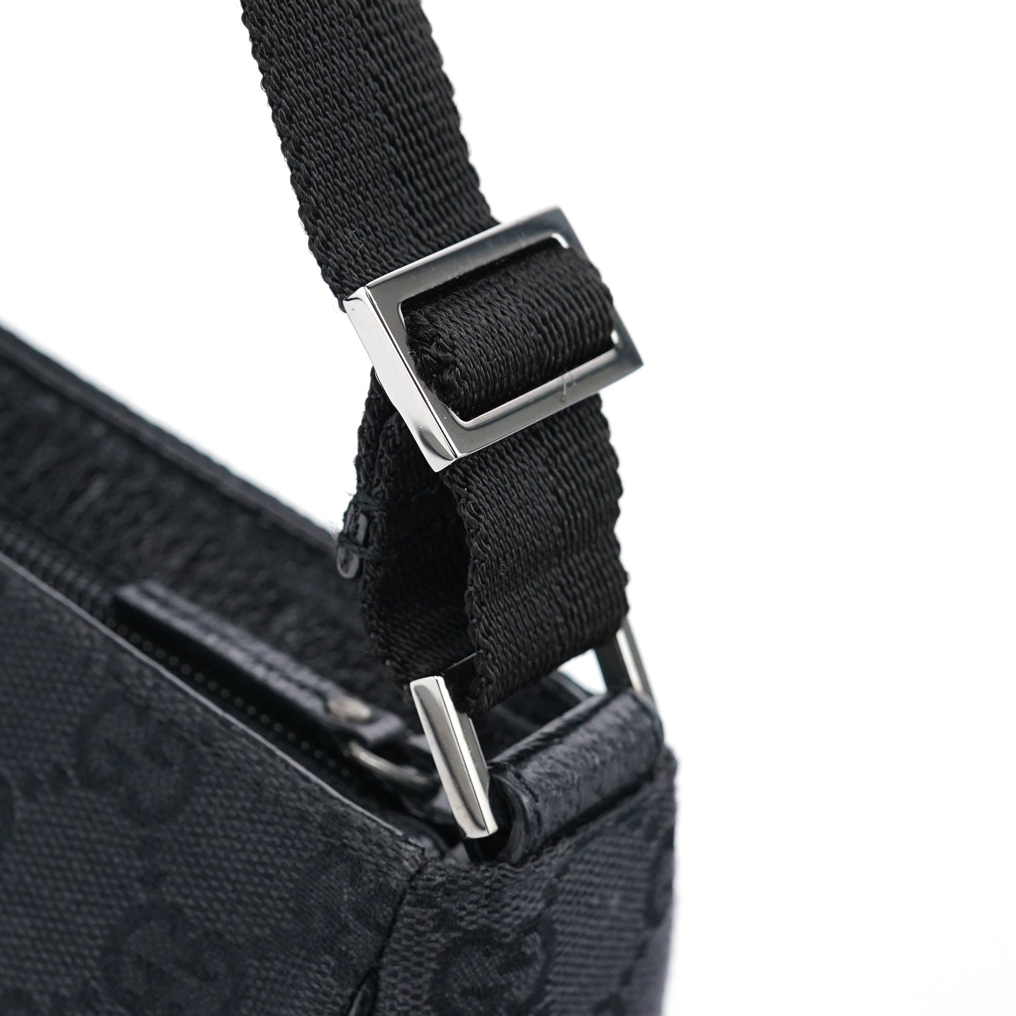 Gucci Black GG Mini Hobo Bag