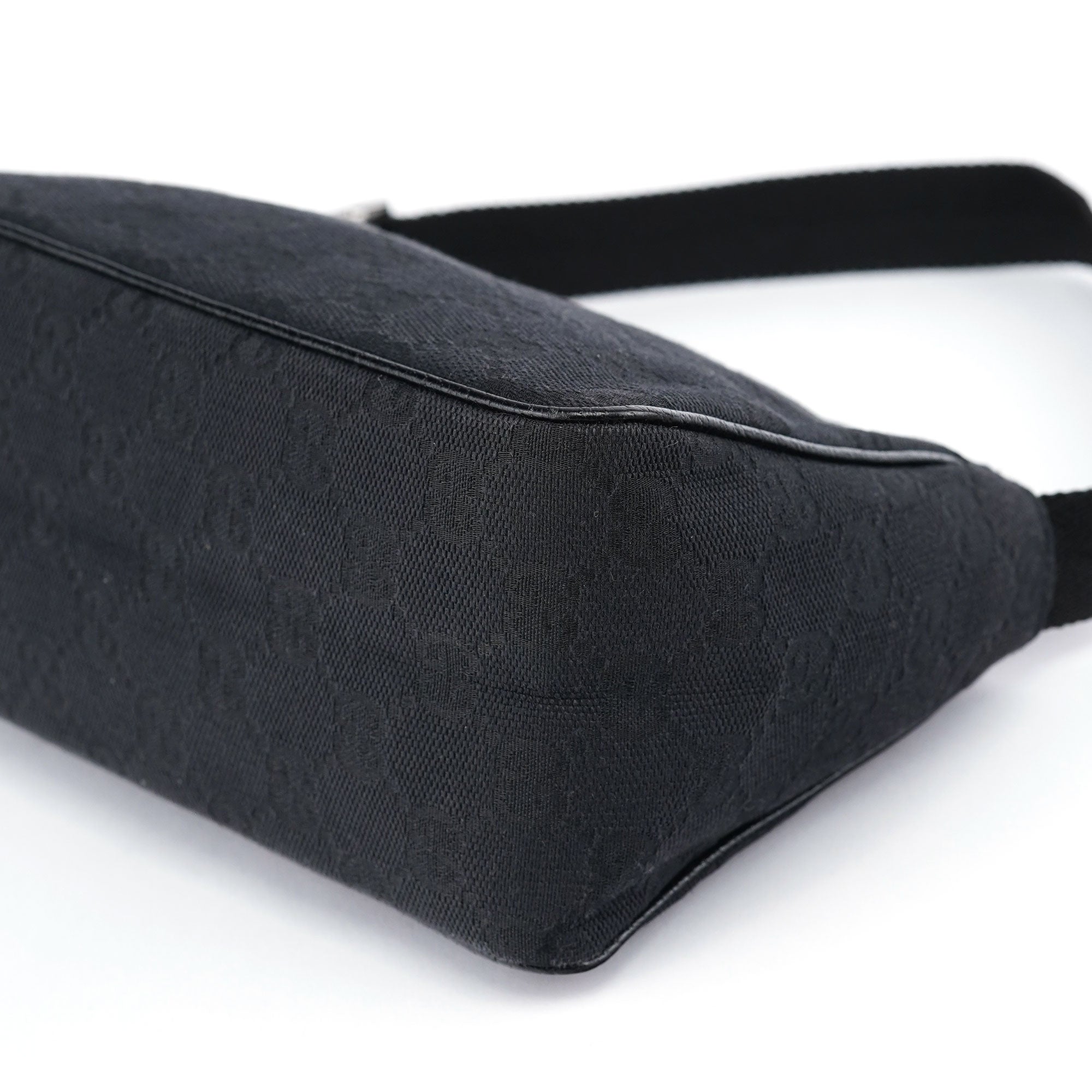 Gucci Black GG Mini Hobo Bag