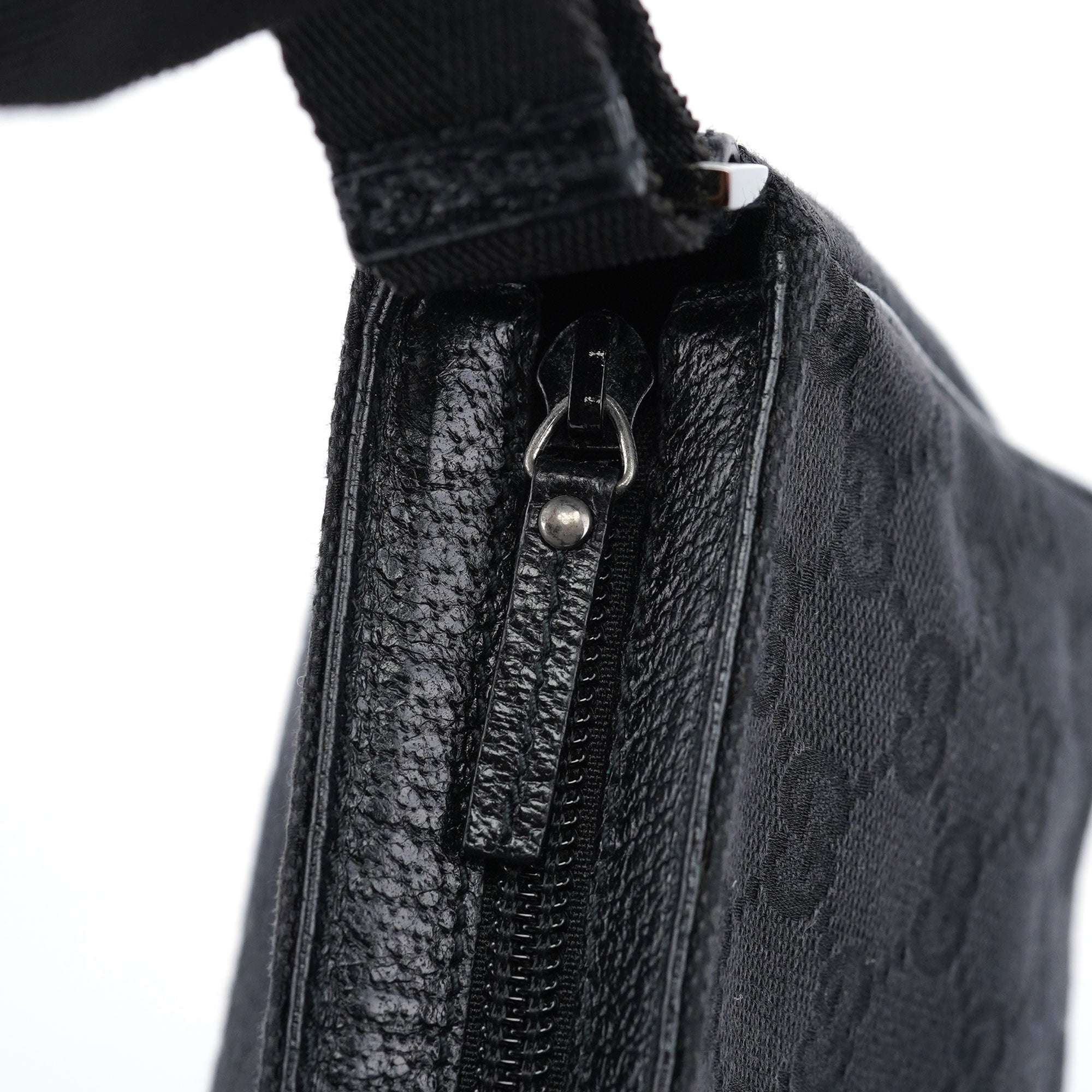 Gucci Black GG Mini Hobo Bag