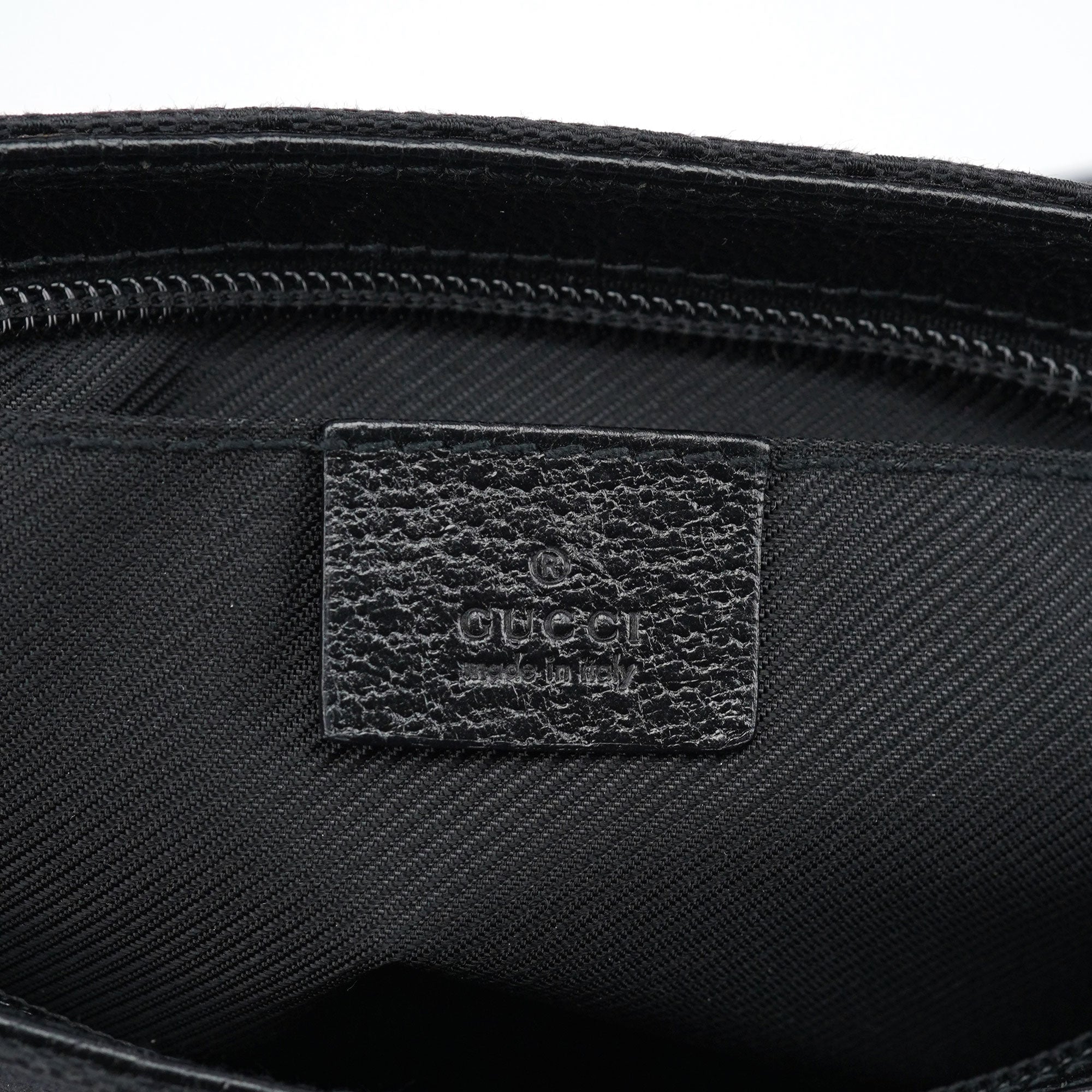 Gucci Black GG Mini Hobo Bag
