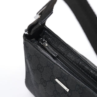 Gucci Black GG Mini Hobo Bag