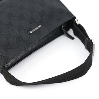 Gucci Black GG Mini Hobo Bag