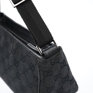 Gucci Black GG Mini Hobo Bag