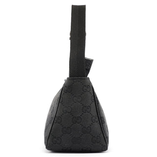 Gucci Black GG Mini Hobo Bag