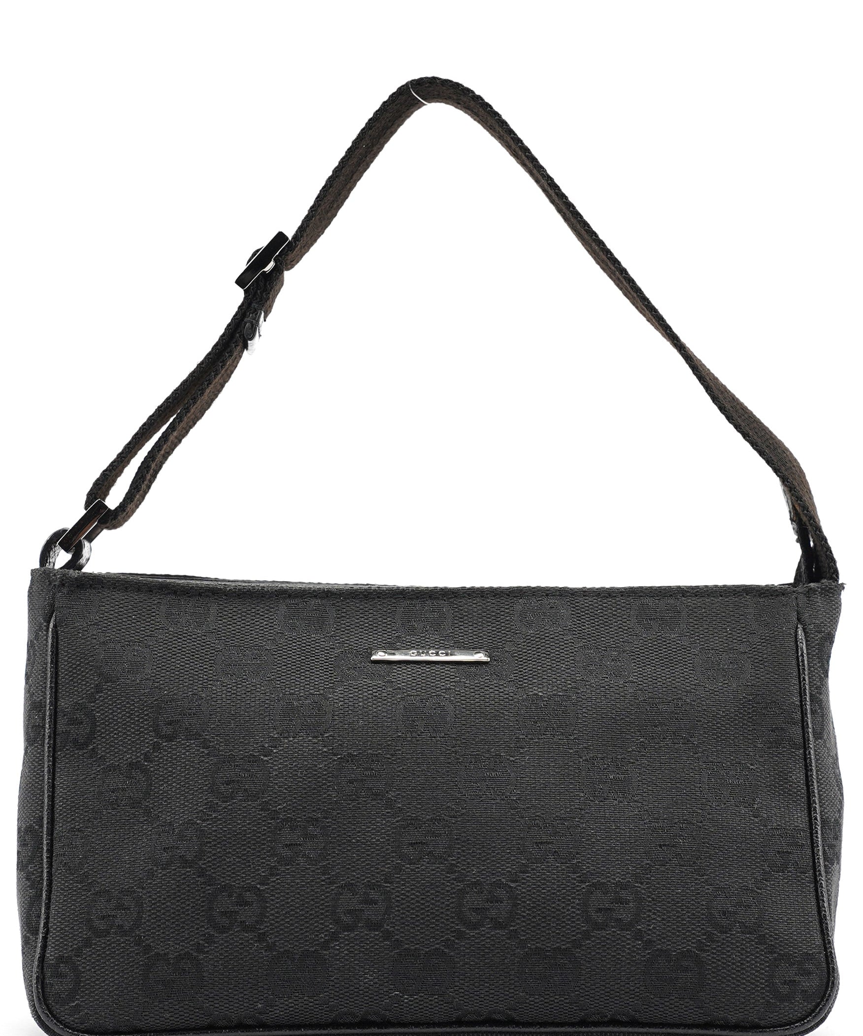 Gucci Black GG Mini Hobo Bag