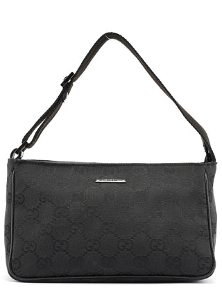 Gucci Black GG Mini Hobo Bag