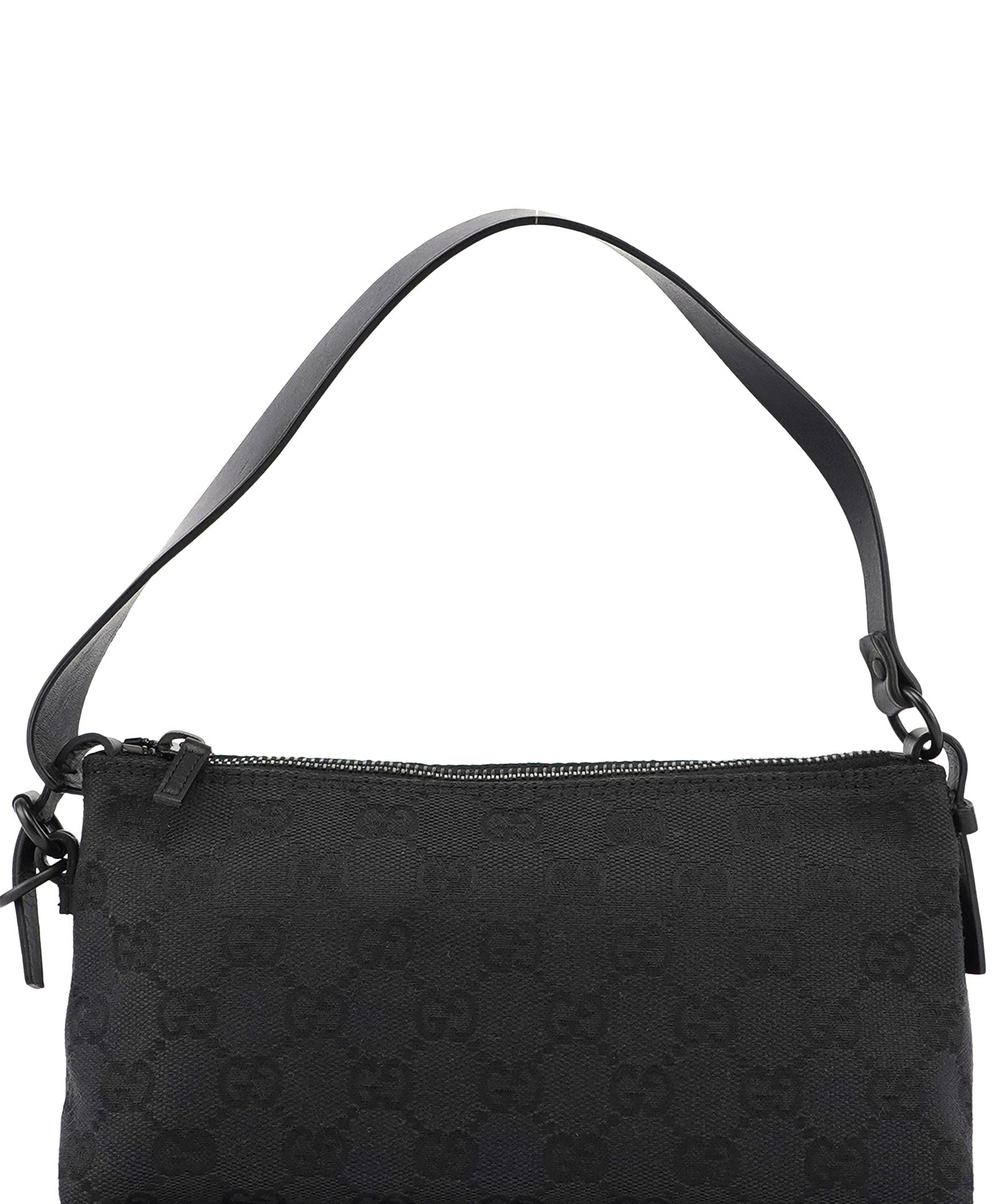 Gucci Black GG Mini Hobo Bag