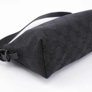 Gucci Black GG Mini Hobo Bag