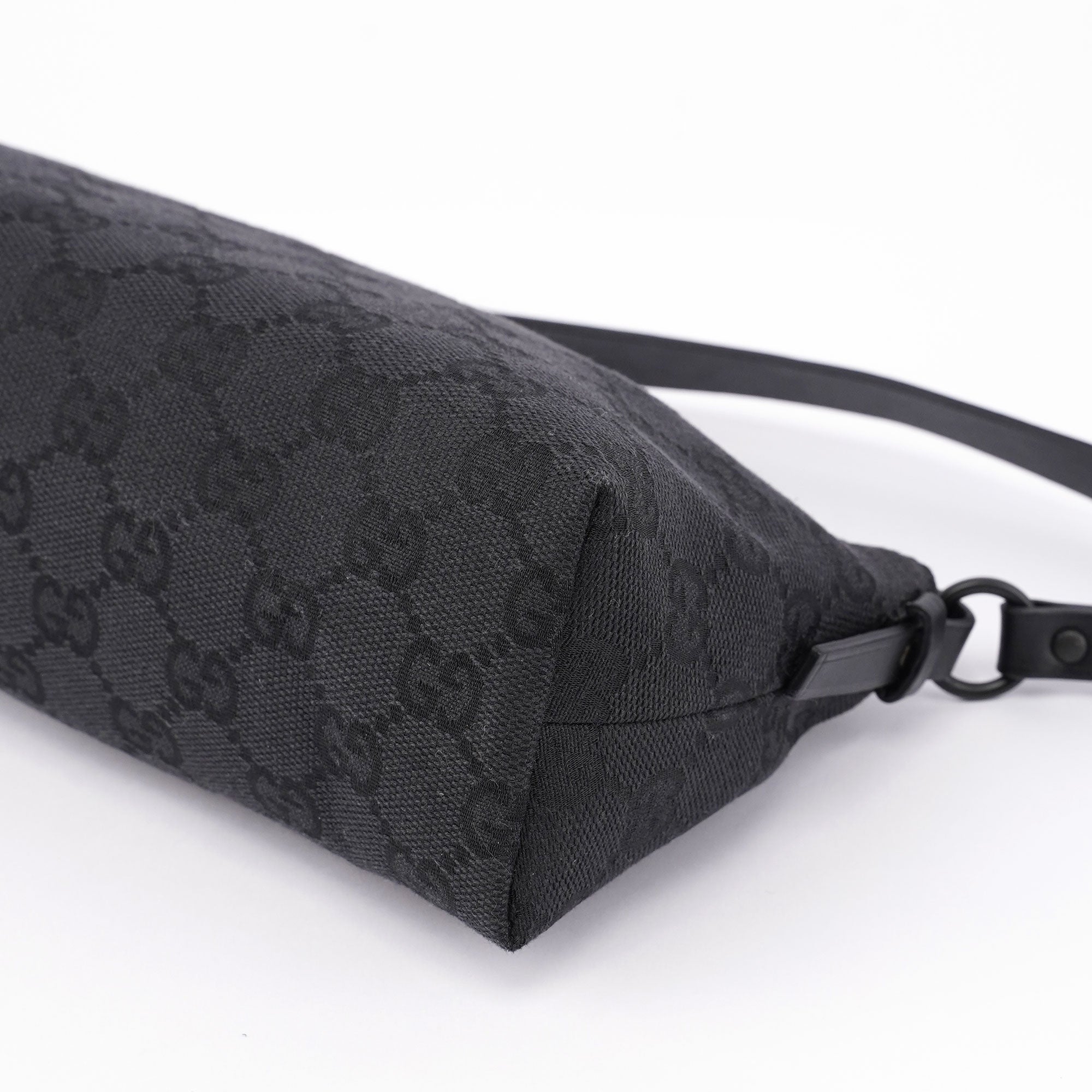 Gucci Black GG Mini Hobo Bag