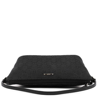 Gucci Black GG Monogram Canvas Boat Pochette