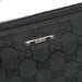 Gucci Black GG Monogram Canvas Boat Pochette