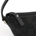 Gucci Black GG Monogram Canvas Boat Pochette