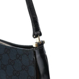 Gucci Black GG Patent Leather Shoulder Bag
