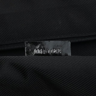 Gucci Black GG Patent Leather Tote Bag