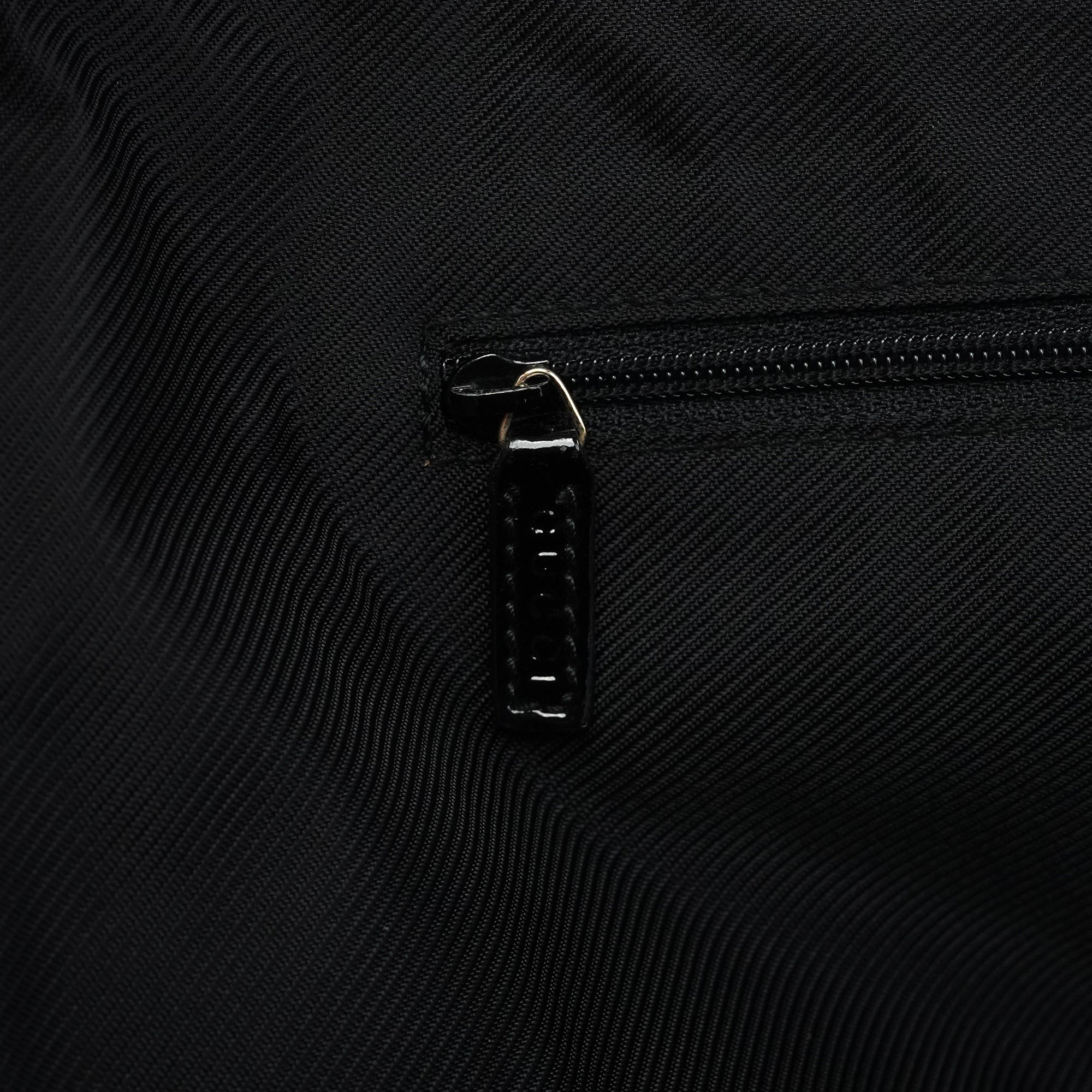Gucci Black GG Patent Leather Tote Bag