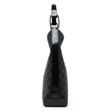 Gucci Black GG Plastic Top Handle Bag