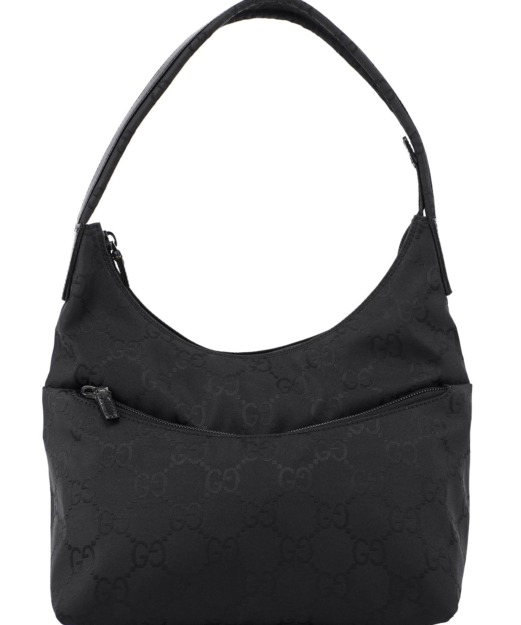 Gucci Black GG Pocket Shoulder Bag