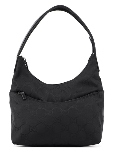 Gucci Black GG Pocket Shoulder Bag