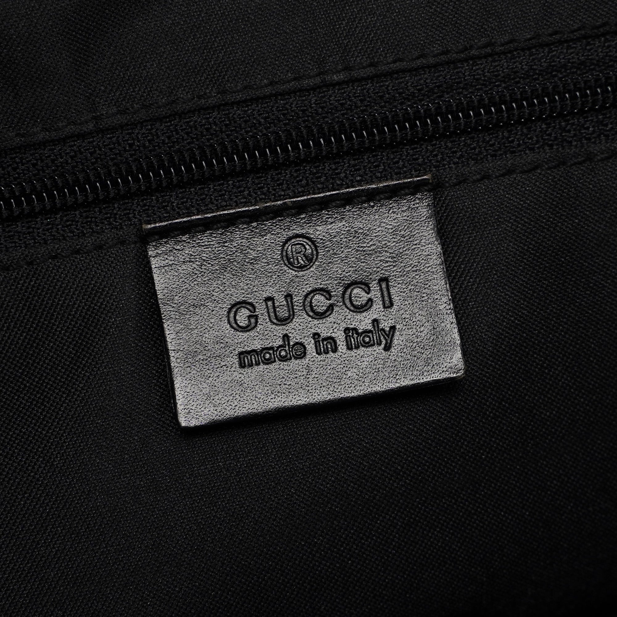 Gucci Black GG Pocket Shoulder Bag