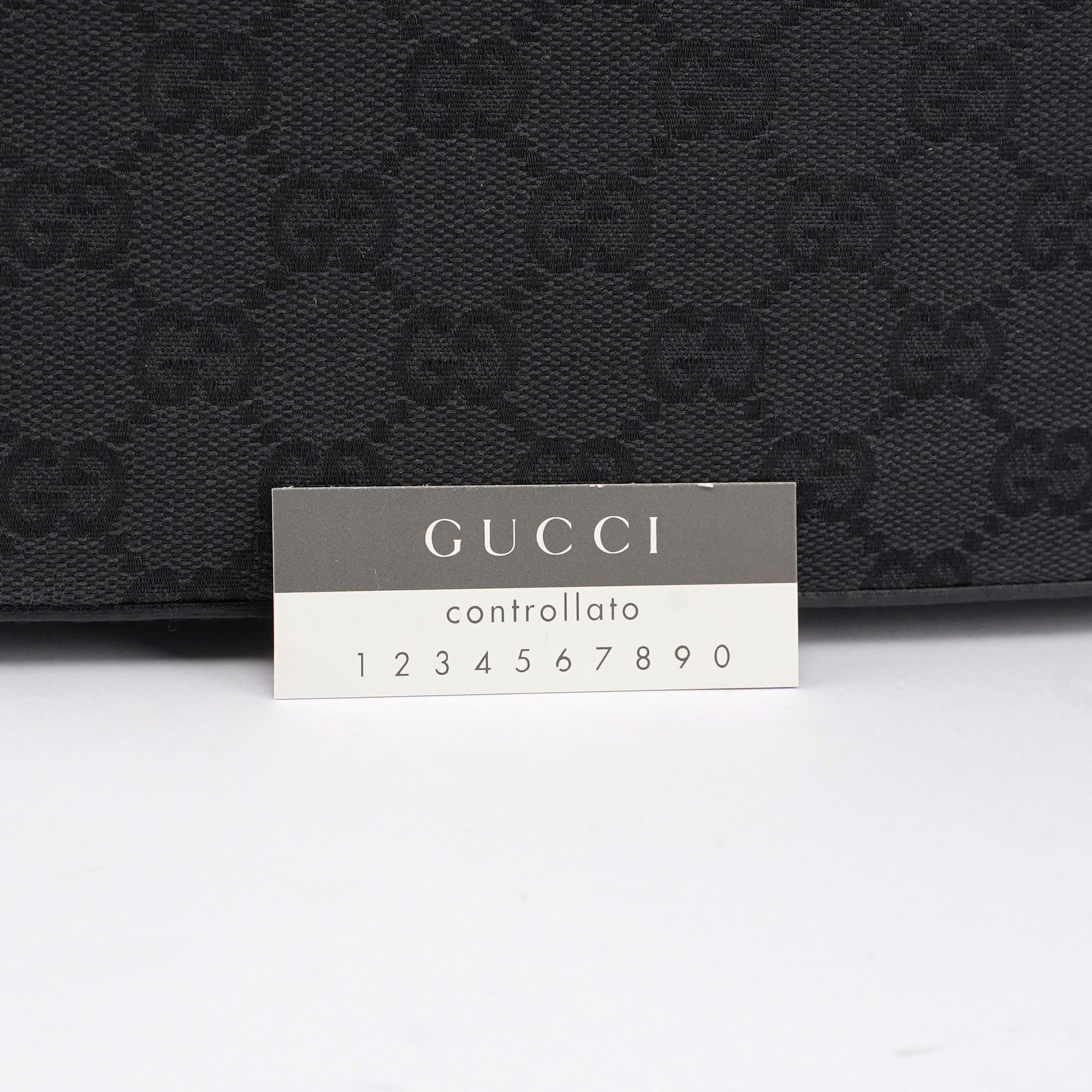 Gucci Black GG Shoulder Bag