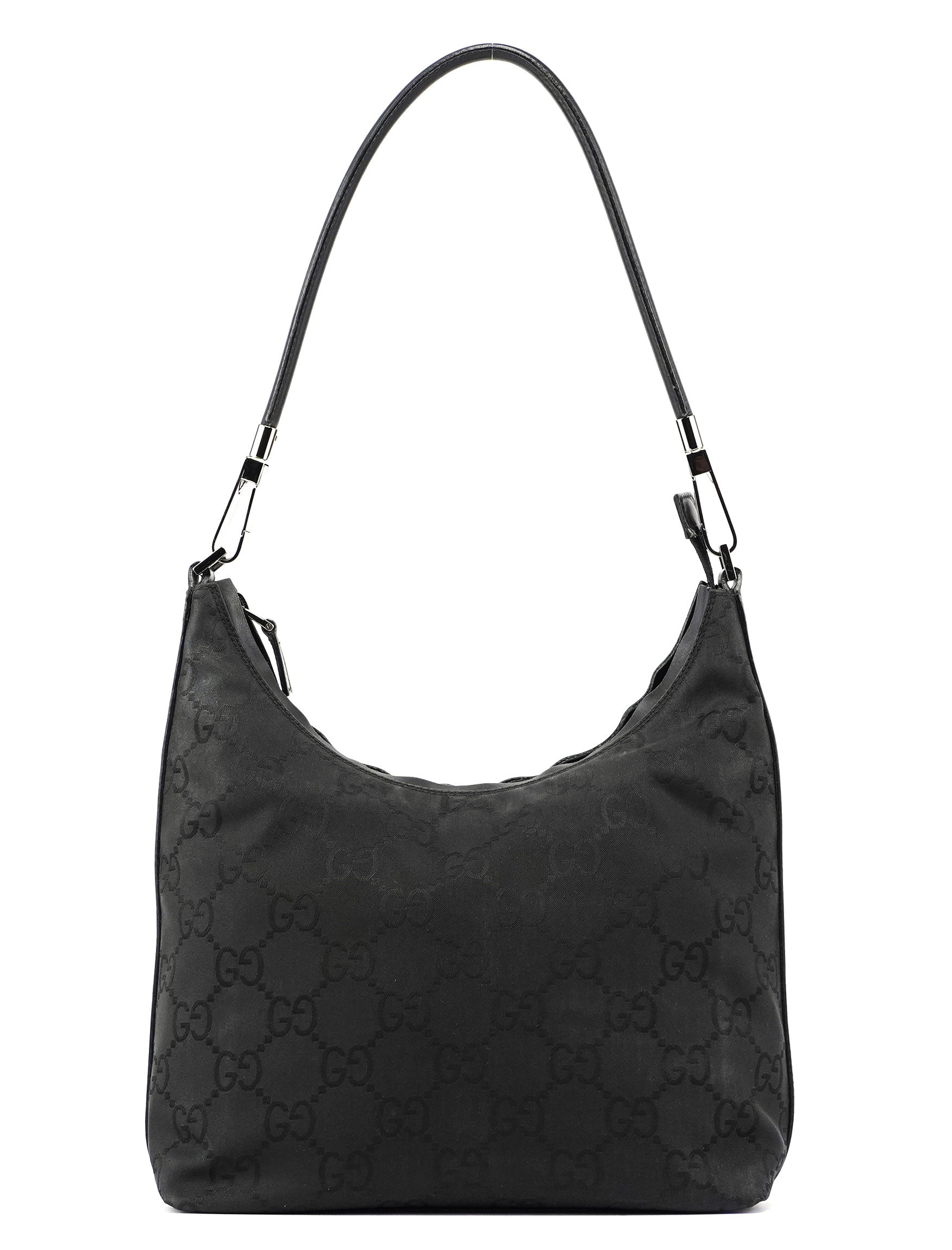 Gucci Sac porté épaule en toile GG noire