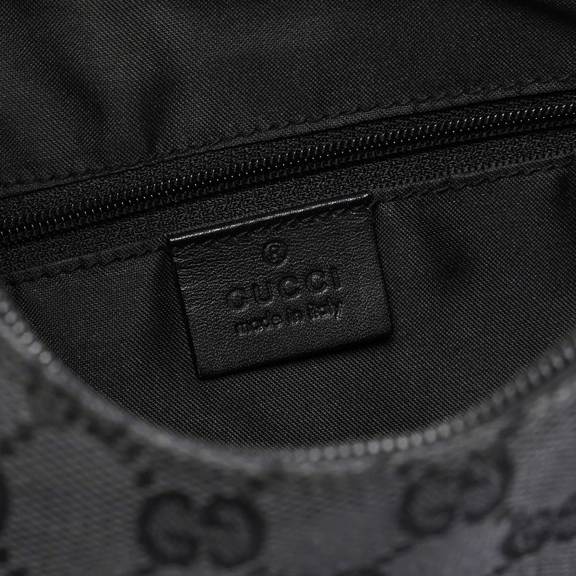 Gucci Sac porté épaule GG en toile noire