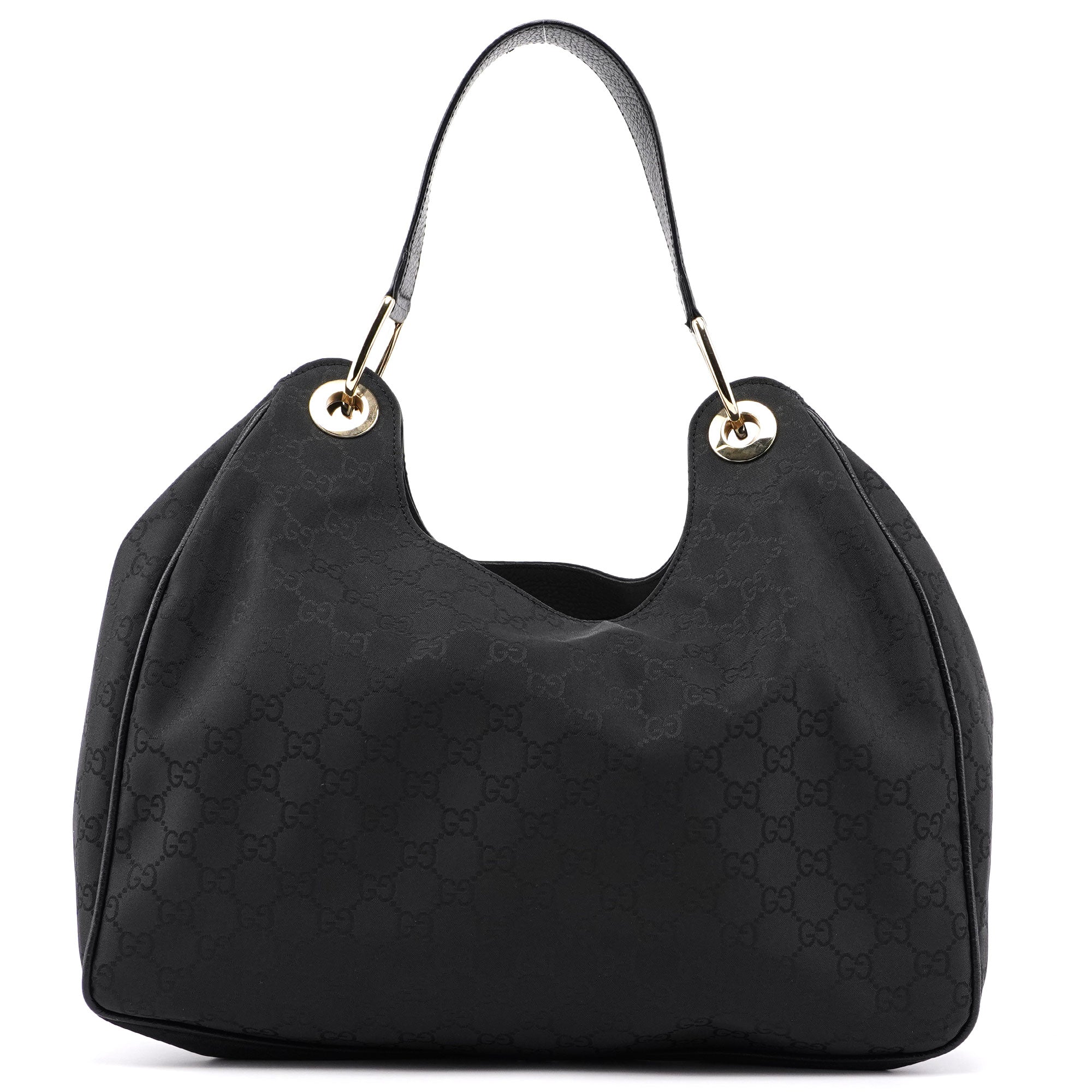 Gucci Sac porté épaule en toile GG noire